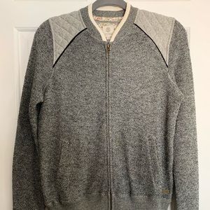 ELEMENT women’s grey fleece zip-up sweatshirt